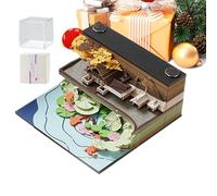 Bloque de notas 3D Calendario 2026 - Arte De Papel | Calendario De Escritorio Para Planificación Diaria, Organización, Administración, Estudio, Decoración Creativa Del Casa, Herramienta De