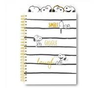 Grupo Erik Libreta con separadores Snoopy - Cuaderno A5 punteado, Libreta niña | Cuaderno apuntes : Libreta a5 anillas : Tapa blanda 160 págs