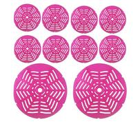 Bloque de olores para baño - Paquete de 10 almohadillas para discos perfumados de 15,5 cm, el disco para el baño neutraliza las manchas apoya el flujo de agua limpia mantenimiento de las
