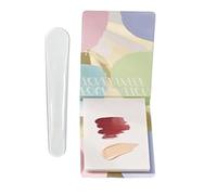 Bloque de papel para paletas | 100 hojas de herramientas de mezcla de maquillaje portátil para salón de uñas, manicura, cosméticos DIY para base, corrector, sombra de ojos, colorete líquido