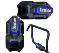 Bloque de parachoques de motor - Bloques de protección de parachoques de motocicleta de 20 a 26 mm, protector de barra de choque anticolisión, bloques de amortiguación, antiarañazos, se adapta a