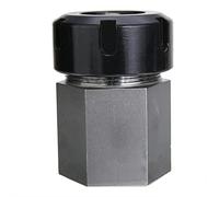 Bloque de pinza de acero duro para máquina de grabado, accesorios para mecanizado de formas cuadradas, hexagonales (ER-40 hexagonal)
