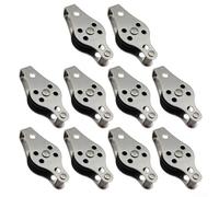 Bloque de polea, 10 unids acero inoxidable 316 individual marina vela nylon parasol para kayak accesorios de elevación