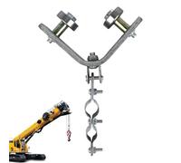 Bloque de polea - Ángulo de la rueda de la polea del rodillo - Doble rodamiento resistente 40#/50# 360 ° giratorio para de elevación de de bricolaje doméstico