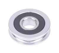 Bloque de polea con ranura en U, 1 unidad, 10 x 30 8 mm, rodamiento y rueda guía cóncava ranurada for cable 5 diámetro