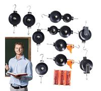 Bloque de Polea | Material Escolar De Física Y Mecánica - Herramienta Educativa de Doble Polea - para Estudiantes, Niños, Profesores Y Aprendizaje En Grupo En Casa O Aula