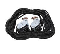 Bloque de polea resistente y aparejos con revestimiento de zinc para levantar cargas pesadas de hasta 2200 libras, ideal para soluciones de manipulación de materiales y aparejos de almacén