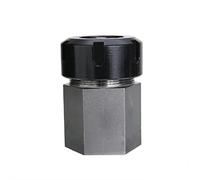 Bloque de portabrocas ER25, bloque de pinza hexagonal ER25, soporte de herramientas de torno CNC de acero para sujeción rápida en máquinas CNC
