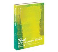 Bloque de prensa caliente de acuarela fluida 4 x 6