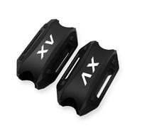 Bloque De ProteccióN contra Choques Bloque Protector De Parachoques para Yam&HA XV1100 XV535 XVS950 XV750 XV750SE XV950(Black)