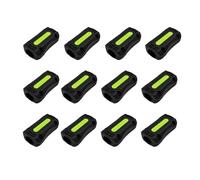 Bloque de protección Universal para Parachoques de Motocicleta con Cinta Reflectante, Protector de Marco Decorativo anticolisión para Scooter Motos cubrecarter Chasis de Motocicleta(12 pcs)