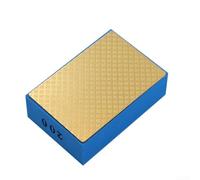 Bloque de pulido manual de esmeril para azulejos, vidrio, piedra, mármol, molienda y alisado, diseño de disco de lijado, opciones de grano 60 100 200 400 (grano 200)