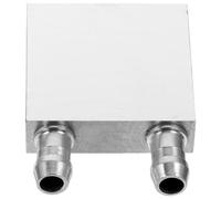 Bloque de Refrigeración por Agua de Aluminio 40x40mm para GPU | PC Gaming y Estaciones de Trabajo, Compatible Pasta Térmica, Acabado Plata, Uso Intensivo