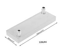 Bloque de refrigeración por agua de aluminio de varios tamaños para PC portátil, CPU de 40 x 120 mm, 40 x 80, 40 x 160, 40 x 180, 40 x 40, 40 x 240 mm, ventilador disipador de calor, base de soporte