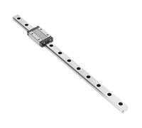 Bloque de Riel Lineal Miniatura Preciso MGN12H Negro de 12 Mm de Ancho para Equipos Pequeños, Equipos Automáticos (250 mm) (300 mm)