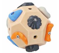 Bloque de roca hecho a mano, pelota de entrenamiento de dedos de madera para escaladores, entrenador de dedos multifacético con puntos de escalada en roca para mejorar la fuerza y la precisión