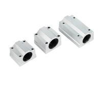 Bloque de rodamiento de bolas lineal for impresora 3D CNC, 2 unidades/lote, SC8UU, SCS6UU, SCS10UU, SCS12UU, SCS16UU, SCS8LUU, SCS10LUU, SCS20UU(SCS16UU)