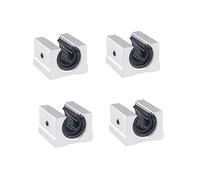 Bloque de rodamiento de bolas lineal SBR12UU SBR16UU SBR20UU SBR13UU, 4 Uds., deslizador lineal for enrutador CNC, carril guía lineal 3D SBR(SBR12UU)