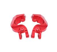 Bloque de Ruedas con Soporte de buje C Delantero de Metal, Ligero, Fuerte, anticolisión, Bloque de Nudillos de dirección Delantera para Senton Typhon Granite Big Rock Series (roja)