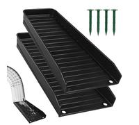 Bloque de salpicaduras de bajante - PP, protector de bandeja de canalón de lluvia, desviador de agua duradero | Bloque de salpicaduras de canalón de lluvia, extensor de boquilla hacia abajo para