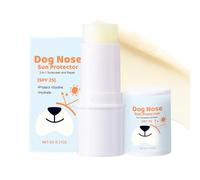 Bloque De Sol De Perro - Crema De Protección Del Hocico | Escudo Humectante De La Nariz De Mascotas | Safe Natural Con Mantequilla De Karité, Hidratación Infundida Con Aceite De Coco Para Mascotas, Hi