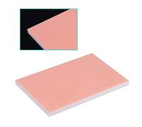 Bloque de Tallado para Sellos, Rectángulos de Goma Rosa y Blanco para Proyectos DIY, Scrapbooking, Tarjetas Postales e Invitaciones