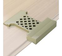 Bloque de tapping de pisos - Herramienta de nylon, agarre ergonómico de 4 ranuras | Ayuda de instalación de madera dura para tablones de madera, bloque duradero para configuración de laminado y alinea