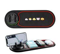 Bloque de teléfono antideslizante para el coche - Anti Skid Dashboard Mat Mobile Holder, Organizador de montaje celular automático | Número de coche escala de placa de visualización, cuna de teléfono