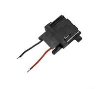 Bloque de terminales 643899-6 - Pieza de repuesto para taladros de 18 V y 21 V, carcasa de plástico resistente, color negro