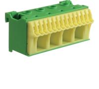 Bloque de terminales automáticos 63A QC verde 18 KN18E