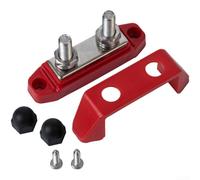 Bloque de terminales con cubierta para enrutamiento de energía de batería de 12 V y 48 V en vehículos opcionales, vehículos todoterreno y sistemas de alimentación móviles (8 mm, rojo)
