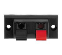 Bloque de terminales de 2 polos para altavoz Monacor PT-916