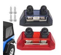 Bloque de terminales de batería marina - Barra colectora con perno M10 protegido, distribución de alimentación positiva negativa de 2 vías para barco de coche | Hub de conexión eléctrica