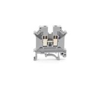 Bloque de terminales de carril Din UK-5N conector Universal conexión de tornillo Conductor de cableado eléctrico UK5N bloque de tiras de terminales 10 Uds(Gray)
