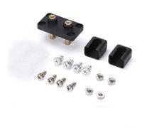 Bloque de terminales de cobre de doble posición 50A para litio para almacenamiento de energía de batería, conector de 2 polos DC 1000V con clasificación UL-V0