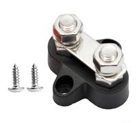 Bloque de terminales de doble perno M6 M8 para cableado de vehículos y barcos, diseño de base cruzada compatible con rango de corriente de 5 A a 200 A (M6 rojo)
