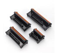 bloque de terminales de PLC Bloque de terminales en carril DIN DB9 Core 25 37 módulo PLC conector macho hembra de 50 pines(EXTB-C40S-42D)