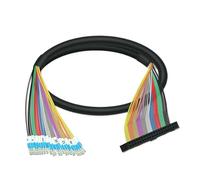 bloque de terminales de PLC Cable de grado industrial for módulo de bloque de terminales IDC40, Cable FC40P IO, Cable de señal de entrada y salida IDC40(HL-IDC40-FIO-3M)