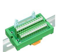 bloque de terminales de PLC Módulo de bloque de terminales de giro IDC26, adaptador de montaje en carril DIN, placa de conexión IDC-26(HL-IDC26-mini 93mm)
