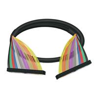 bloque de terminales de PLC Módulo de interfaz de cabezal IDC50 con montaje en carril DIN Placa de conexión IDC50 con indicación LED(HL-IDC50-FF-2M)