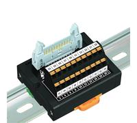 bloque de terminales de PLC Placa de terminales de relé IDC20 2,54 módulo de E/S de línea de señal de doble cabezal, cable de control PLC(HL-IDC20-MINI-SP)