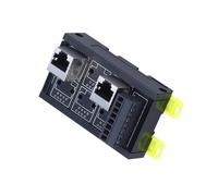 Bloque de Terminales de Puerto de-Red RJ45 para Montaje en Riel DIN A Concentrador de 8 Pines y 2 Orificios, Convertidor de Señal RS232 RS485 RS422