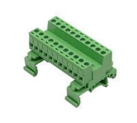 Bloque de terminales de tornillo para panel de control Opción de 2P a 24P Capacidad de cable de 0, 2-2, 5 mm² para instalación de varilla DIN de 35 mm Conector de terminales de varilla DIN