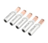 Bloque de terminales DTLC para disyuntores, 5 unidades, de cobre y aluminio con fijación de tornillo, altamente conductivo y resistente al calor para cajas de distribución eléctrica, modelos 10-70