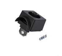 Bloque de terminales inversor de almacenamiento de energía de 150 A, conector de alta corriente M6, terminal de batería DC1000 V PBT retardante de llama, tornillo de fijación rojo negro (negro)
