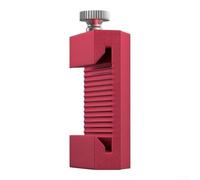 Bloque de tope de escritura para carpintería, posicionamiento de marcado de regla de acero, deslizador limitador de aleación de aluminio para fijación de medición de carpintería (B)
