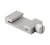 Bloque de tope de regla de acero inoxidable, posicionador de valla de límite ajustable para guía de trazado de metal, para herramienta de trazado con diseño de ranura para una línea recta precisa (29