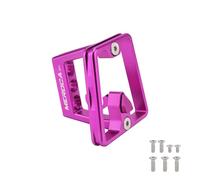 Bloque de transporte frontal plegable para bicicleta, soporte de bolsa de liberación rápida, soporte de nariz de cerdo de aluminio de 3 agujeros, compatible con Brompton Dahon y sistemas de 2 agujeros