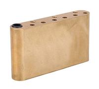 Bloque de Trémolo de Latón de 74 Mm para Puente Fender Stratocaster, Duradero, Fácil de Instalar, Mejora las Cualidades Tonales y de Sostenido, Accesorios para Instrumentos