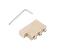 Bloque de trémolo para guitarra eléctrica de 34 mm, espaciado completo, latón, 32/34/37/42 mm, bloque de trémolo para guitarra, puente de trémolo, puente de trémolo, bloque de latón, bloqueo de
